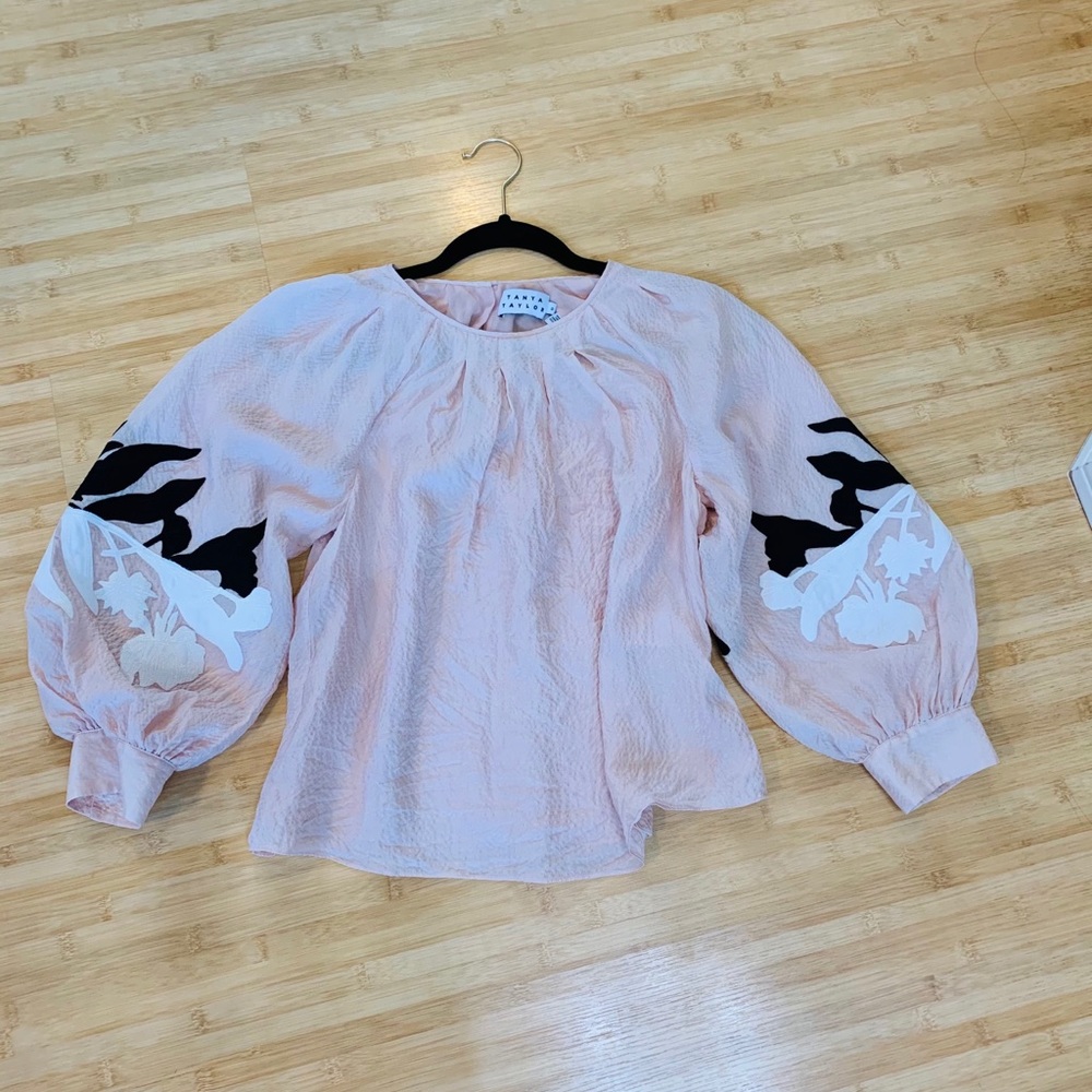 Tanya Taylor silk blouse